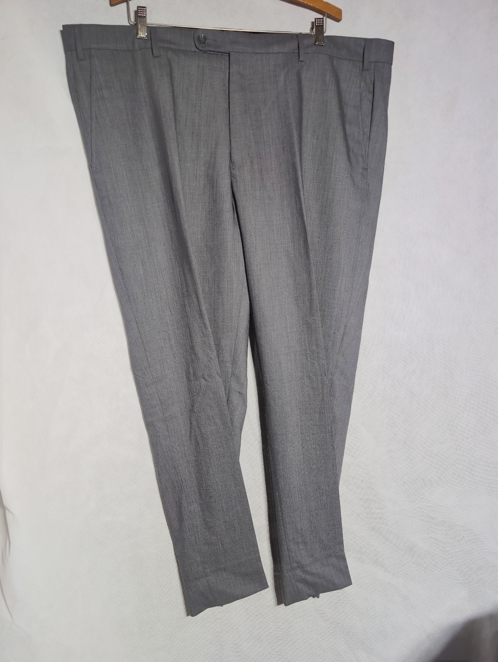 Pronto Uomo Coture Sz 44 Classic Men's Gray Dress Pants